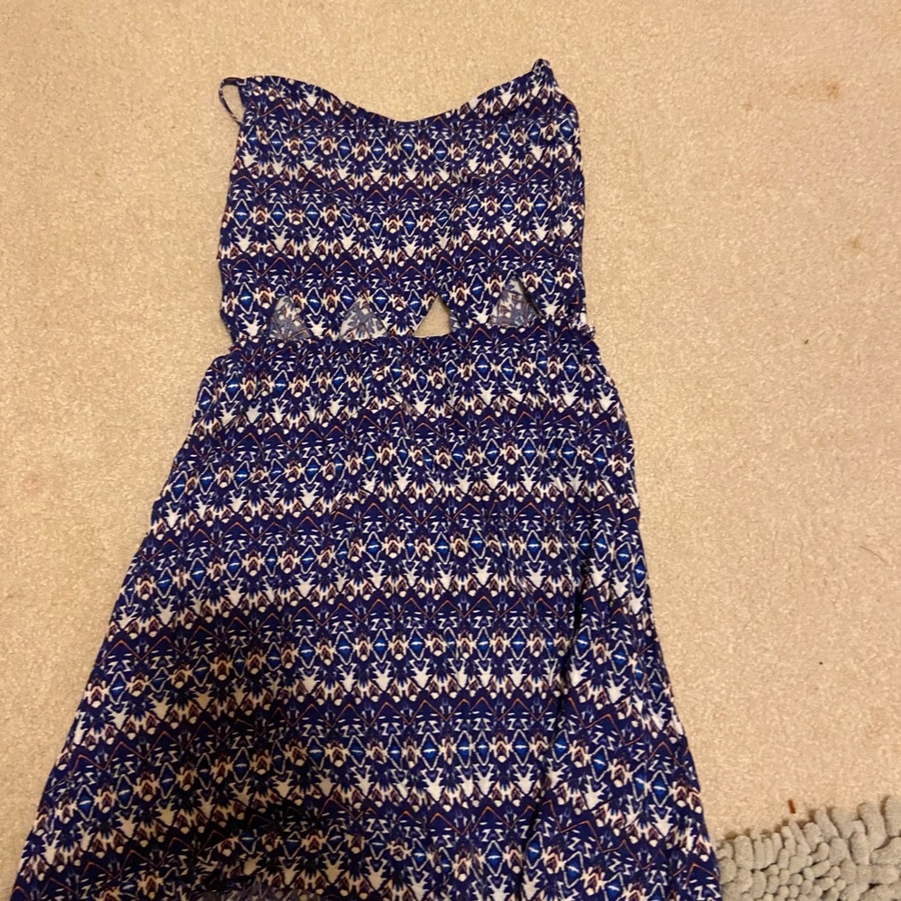 Open front dress